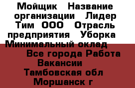 Мойщик › Название организации ­ Лидер Тим, ООО › Отрасль предприятия ­ Уборка › Минимальный оклад ­ 15 300 - Все города Работа » Вакансии   . Тамбовская обл.,Моршанск г.